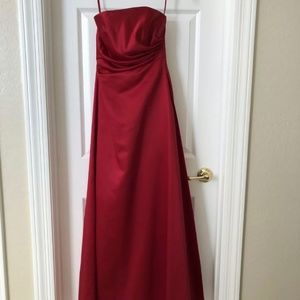 Davids Bridal MICHAELANGELO party prom gown formal Women's red dress size 4